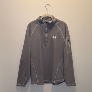 Under Armour Men's Zip-Up Gray Sweater
